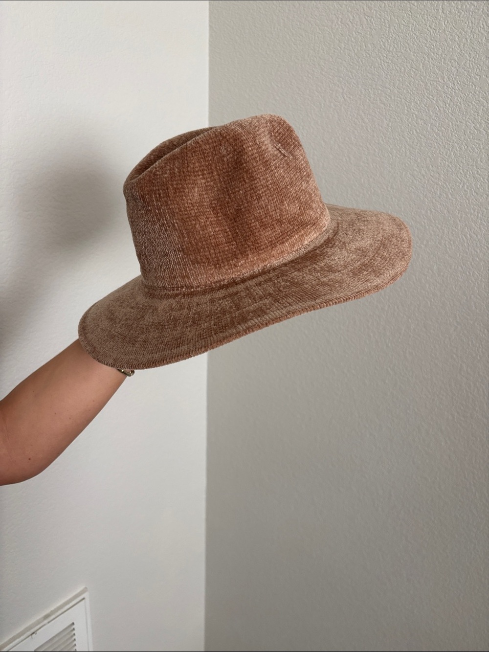 Forever 21 Plush Brown Bucket Hat